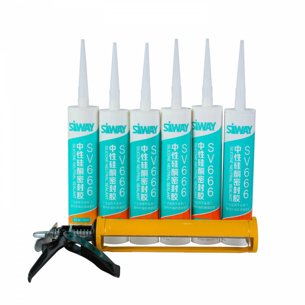 China Suppliers Oem Adhesive Calking Neutral Silicone Sealant With Black/white Super Glue For Window And Door